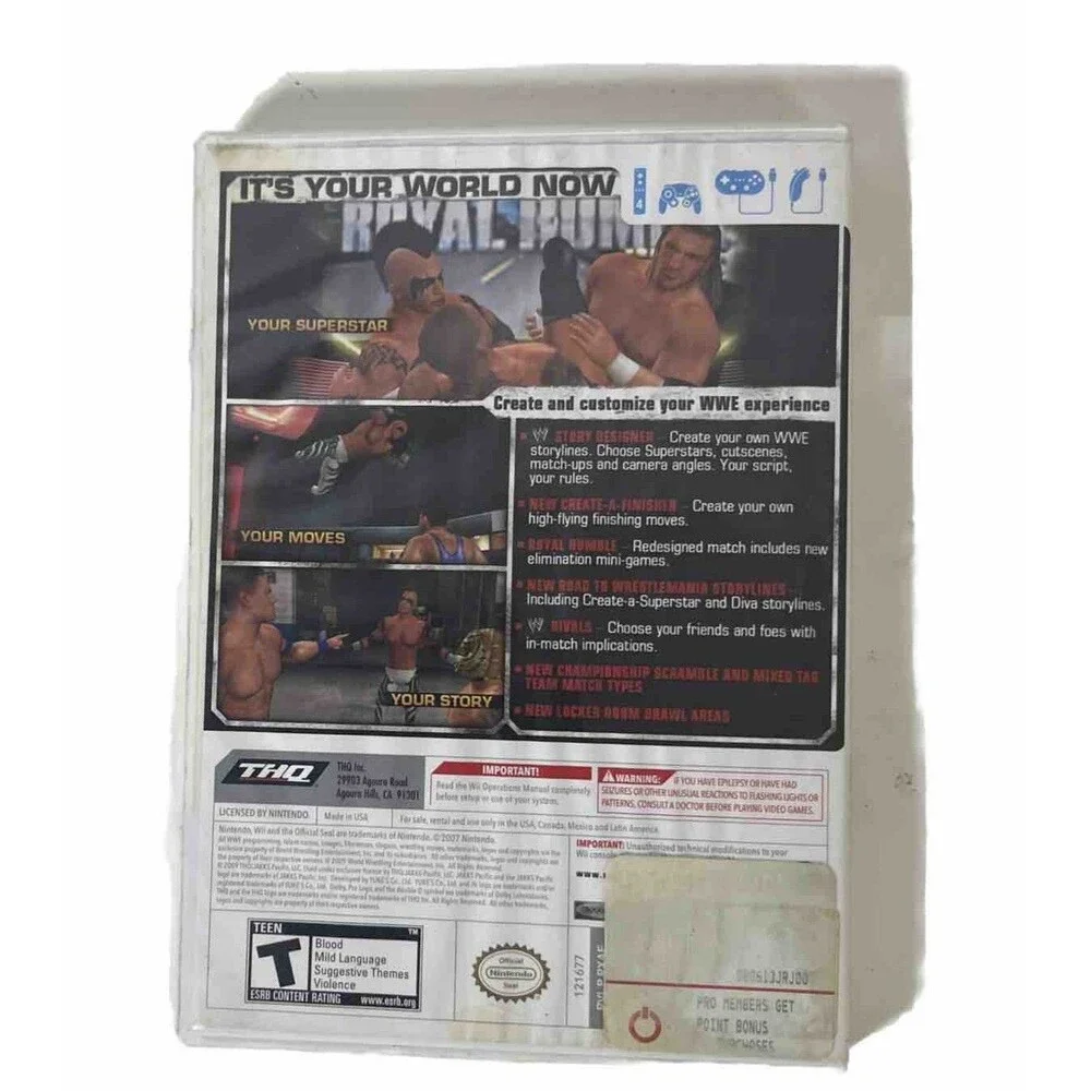WWE SmackDown vs Raw 2010 Featuring ECW (Nintendo Wii, 2009) CIB Fast Ship
